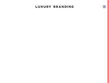 Tablet Screenshot of luxury-branding.com